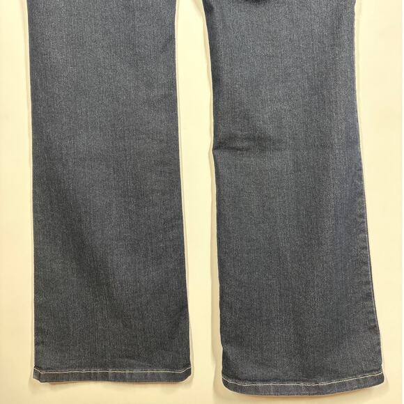 NYDJ Barbara Bootcut Denim Jeans Size 16 Embellished Pockets Dark Wash - Picture 7 of 11